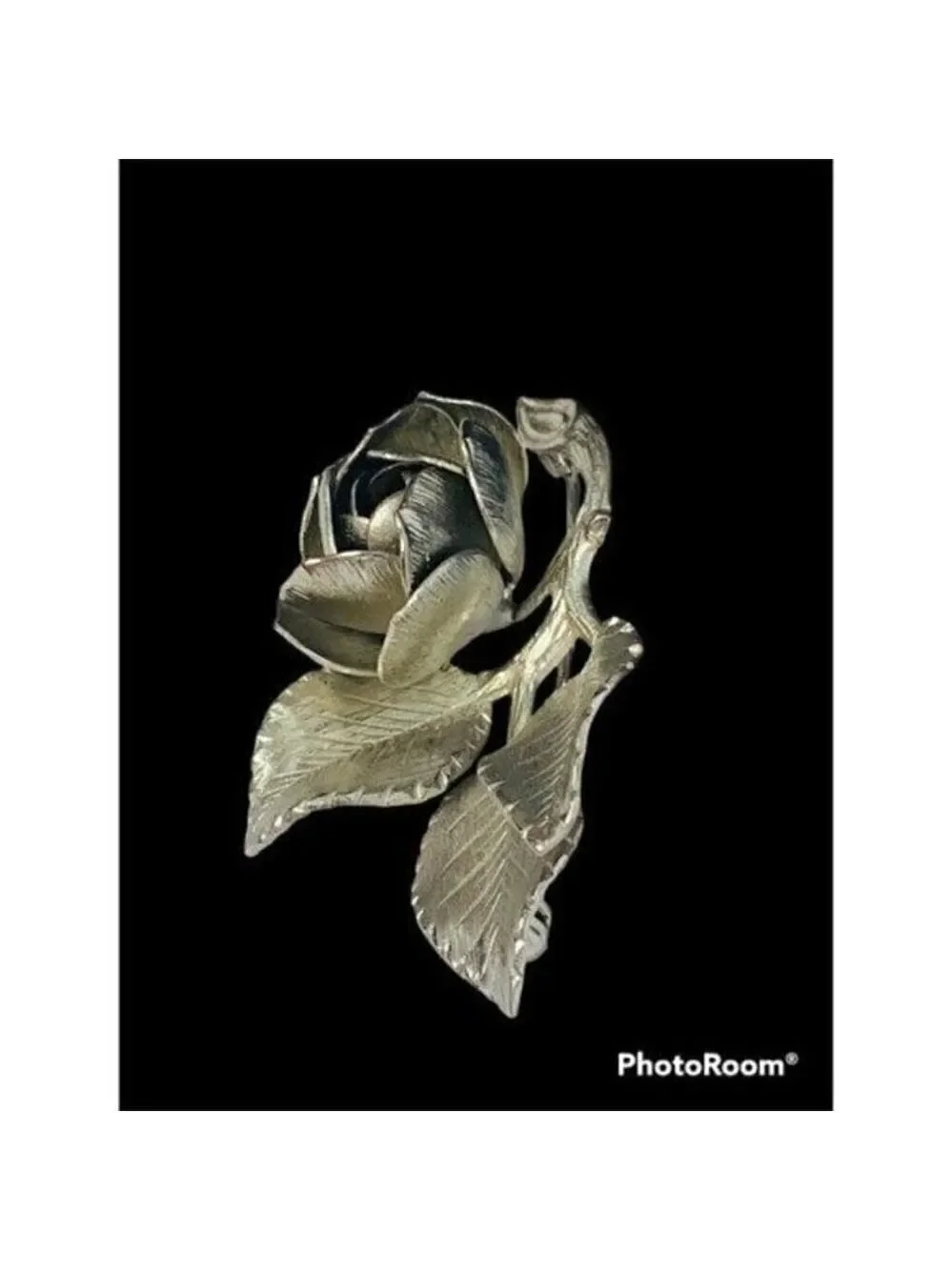 Vintage GIOVANNI Flower Rose Brooch